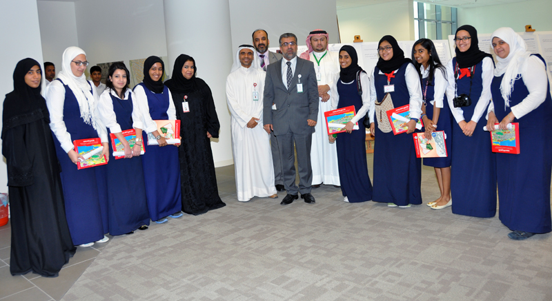 Topographic Survey Directorate Receives a Group of Students from Khawla Secondary Girls School