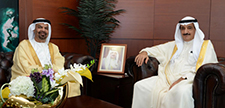 His Excellency Shaikh Salman bin Abdulla Al Khalifa Receives the Ambassador of the United Arab Emirates