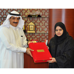 President of the Survey and Land Registration Bureau Receives Researcher Noorah Mohammed Al Mannai