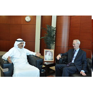 His Excellency the President of the Survey and Land Registration Bureau Receives the US Ambassador to the Kingdom of Bahrain