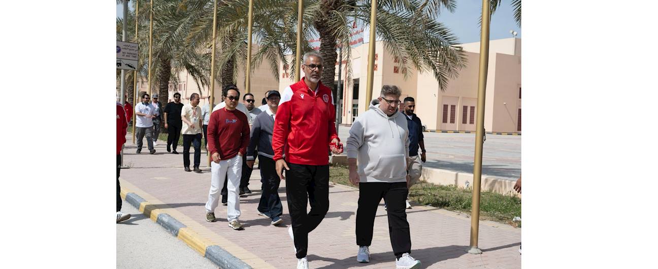 جهاز المساحة والتسجيل العقاري يشارك في فعاليات اليوم الرياضي لمملكة البحرين