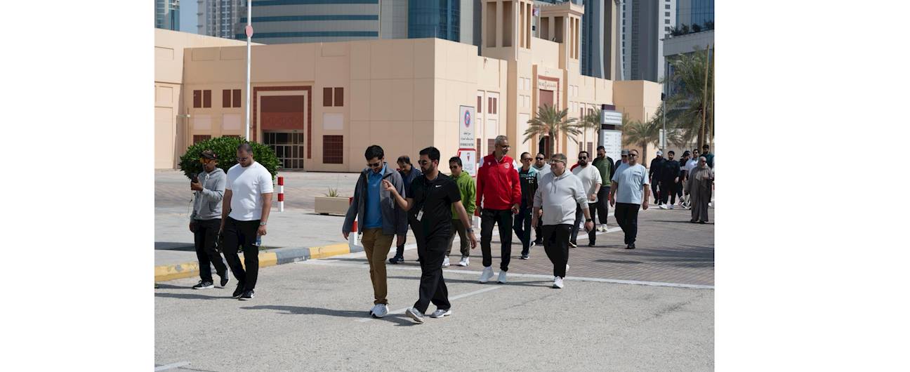 جهاز المساحة والتسجيل العقاري يشارك في فعاليات اليوم الرياضي لمملكة البحرين
