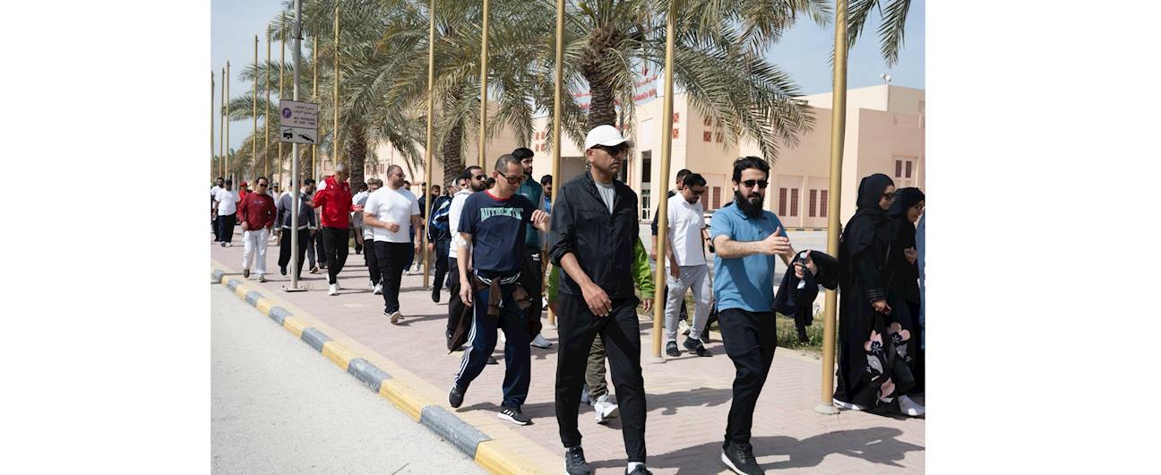 جهاز المساحة والتسجيل العقاري يشارك في فعاليات اليوم الرياضي لمملكة البحرين