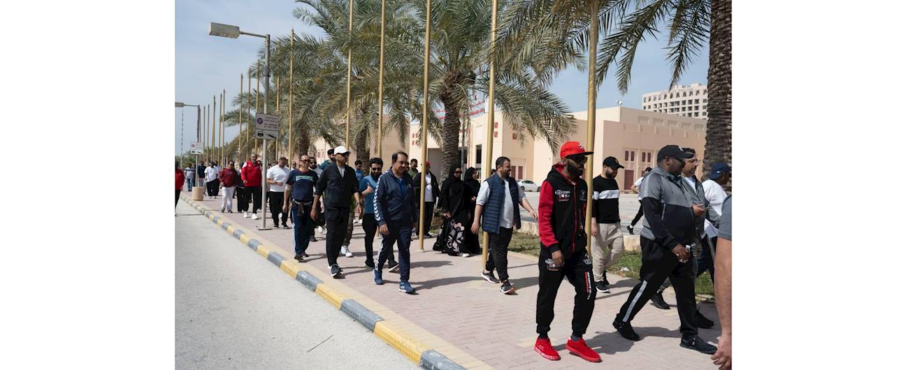 جهاز المساحة والتسجيل العقاري يشارك في فعاليات اليوم الرياضي لمملكة البحرين