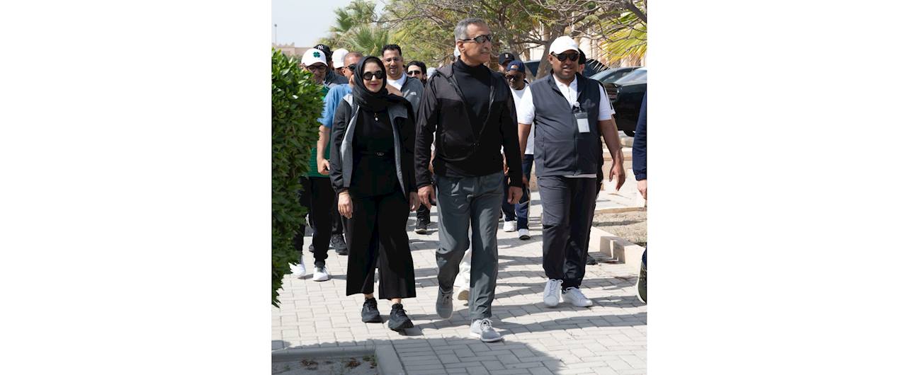 جهاز المساحة والتسجيل العقاري يشارك في فعاليات اليوم الرياضي لمملكة البحرين