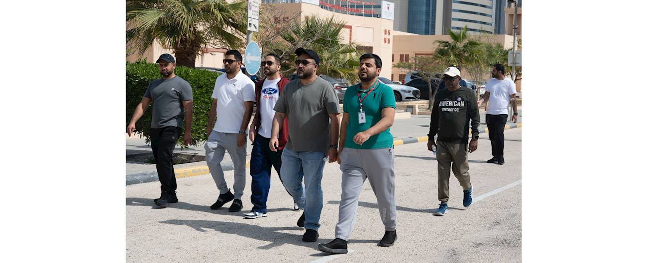 جهاز المساحة والتسجيل العقاري يشارك في فعاليات اليوم الرياضي لمملكة البحرين