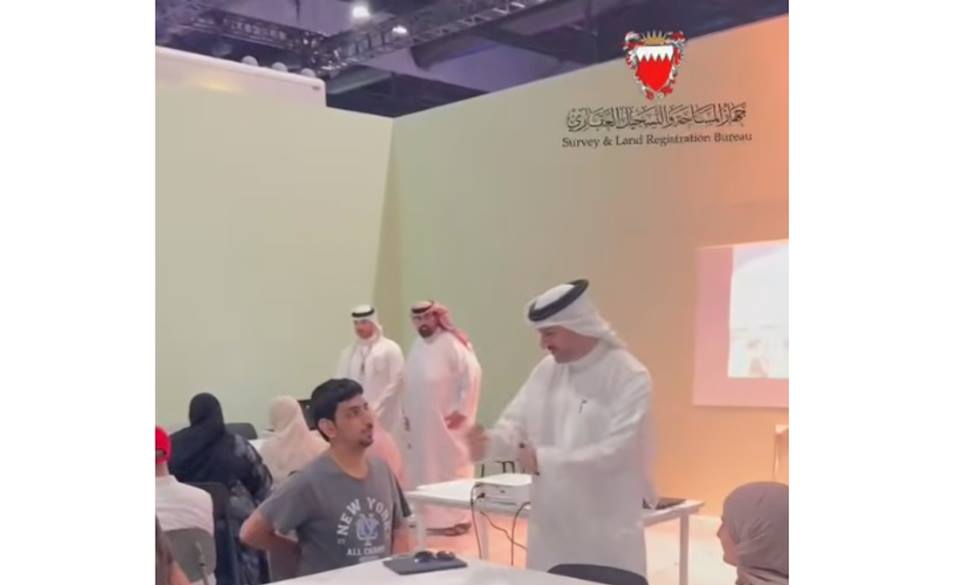 جانب من مشاركة جهاز المساحة والتسجيل العقاري في مدينة الشباب 2030